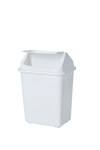 Compass Bin Rectangle Swing Lid 38L White