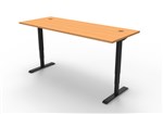 Rapid Boost Desk Electric Sit Stand Black Frame 1500W X 700D Beech Top