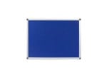 Rapid Pinboard 1200X900 Aluminium Frame With Conceled Corners Blue