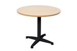 Rapid Round Table 4 Star Black PC Pedestal Frame With 900Mm Beech Top