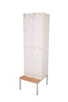 Seat And Stand To Suit Bank Of 2 Go 305Mm W Lockers 350Mm H X 610Mm W X 700