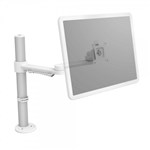 CME MONITOR ARM SINGLE WHITE