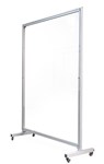 Clear Acrylic Protection Screen Mobile With Castors 1800X1200Mm