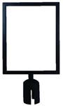 Crowd Control Pole A4 Signage Holder Fits RCCPBB
