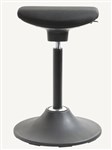 Stool Pergo Vee Gas Lift 3D Pivot Black Base Black Fabric 61000