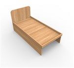 Bed Frame King Single 2055Mml X 1095Mmw X 500Mm Woodgrain