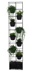 Bloom Vertical Garden 1940Mmh X 390Mmw X 210Mmd Black Inc Contrasting Pots