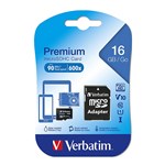 Verbatim Premium SDHC Micro 16GB With Adaptor
