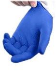 Gloves Nitrile Examination Powder Free Blue Medium
