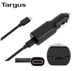 Targus 45W UsbC Car Charger With 12 Removable Cord