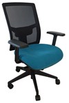 Bibbulmun Contour Mesh Chair Arms 135Kg Teal