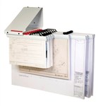Planhorse Plan Hanger Wall Rack 1000 230x375x300 White