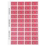 Avery Colour Code Labels Side Tab 25x42mm 240 5