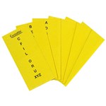 Crystalfile Inserts AZ Pack 52 Yellow