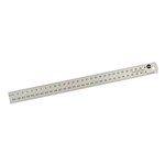 Marbig Metal Ruler 60cm Silver