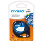 Dymo Tape Letratag Gloss 12mmx4m White