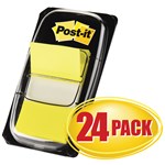 PostIt Flags 68024Cp Cabinet Value Pack 25X43mm Pack 24 Yellow
