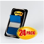 PostIt Flags 68024Cp Cabinet Value Pack 25X43mm Pack 24 Blue