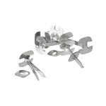 Esselte Paper Binder 643 19mm Silver Box 200