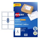 Avery Internet Shipping Labels L7165 991X677mm A4 8Up Pack 10 White