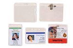 Rexel Id Card Holder Portrait Landscape 105X90mm Pack 10