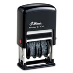 Shiny Stamp Self Inking Dater Date Only 4mm S400 Black