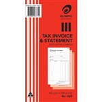 Olympic 625 Triplicate Invoice Carbon 200x125mm