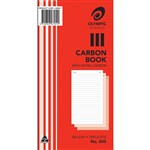 Olympic 605 Triplicate Feint Carbon 200x125mm