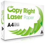 Copy Right Laser Copy Paper A4 80gsm White Carton 5 Reams