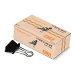 Bibbulmun Foldback Clips No 0 15mm Black Pack 12