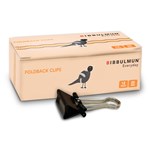 Bibbulmun Foldback Clips No 2 25mm Black Pack 12