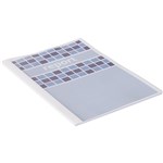 GBC THERMAL COVERS 15MM CLEAR  WHITE GLOSS 100