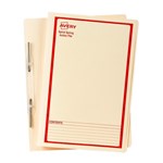Avery Spiral Spring File FS Buff Printed Red 25