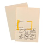 Avery Tubeclip File Foolscap 326G Buff Pack 20