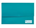 Marbig Polypick Foolscap Document Wallet Teal Green