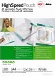 Gbc Laminating Pouches Ibico A4 High Speed Gloss 125 Micron 100
