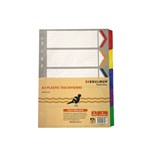 Bibbulmun Dividers Manilla A4 5 Tab Reinforced Pvc Tab 5 Colour