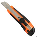 Marbig Cutter Knife Heavy Duty 975170B Wheel Lock New Yellow And Blue