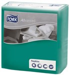 Tork Dinner Napkin Edge Emboss Quarterfold 2 Ply 39 X 39cm 100 Bottle Green