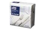 Tork Dinner Napkin Edge Emboss Quarterfold 2 Ply 39 X 39cm 100 White