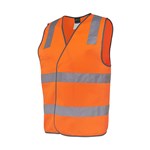 TSCO HiVis Vest Day and Night 6DNSV Fluoro ORANGE XL