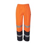 Tsco Rain Pant 6Dprpencx Hivis DN X  Large OrangeNavy