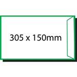 Cumberland Envelope 305x150 StripS Pkt Gold Box 250