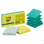 PostIt Notes R3306Ss Pop Up Super Stick Recyc 76X76 TropicalBora Bora