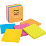 PostIt Notes 6756Ssuc Super Sticky Lined 101X101mm Rio De Janeiro Pack 6
