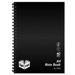 Spirax P595A Pp Notebook Side Open A4 240 Pages Black