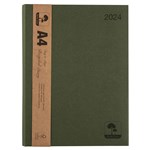 Diary Earthcare A4 1 Day To A Page 2023 Recycled Green