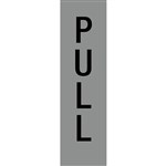 Apli Self Adhesive Signs Pull 50x202mm Silver