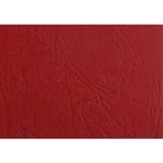 Gbc Binding Cover Leathergrain A4 Pack 100 Red