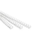 Rexel Binding Wire 21 Loop 8mm Silver Box 100